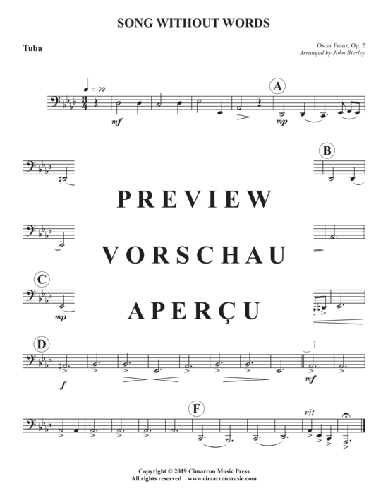 Produktgalerie: Seite 10 von 10 Lied ohne Worte , , (Blechbläser Quintett)
