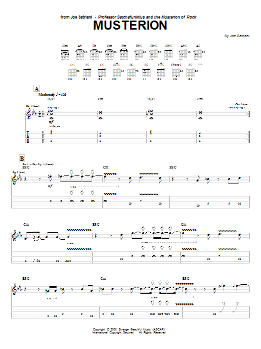 Product gallery: Page 1 of 1 Musterion, Joe Satriani
