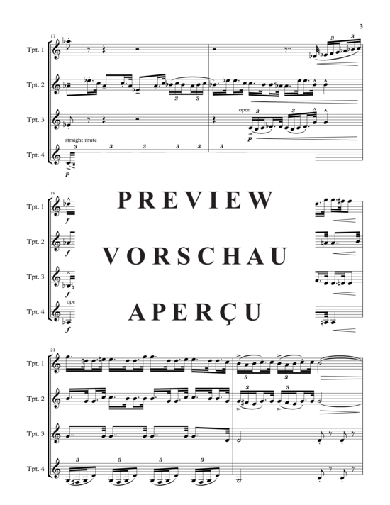 Produktgalerie: Seite 6 von 21 Fanfare and Caprice , , (4 Trompeten)