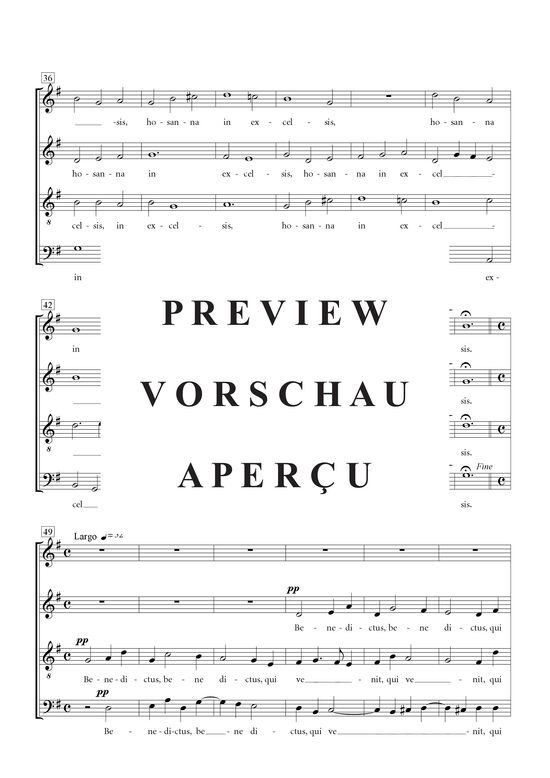 Produktgalerie: Seite 21 von 21 Messe , , (Gemischter Chor SATB)