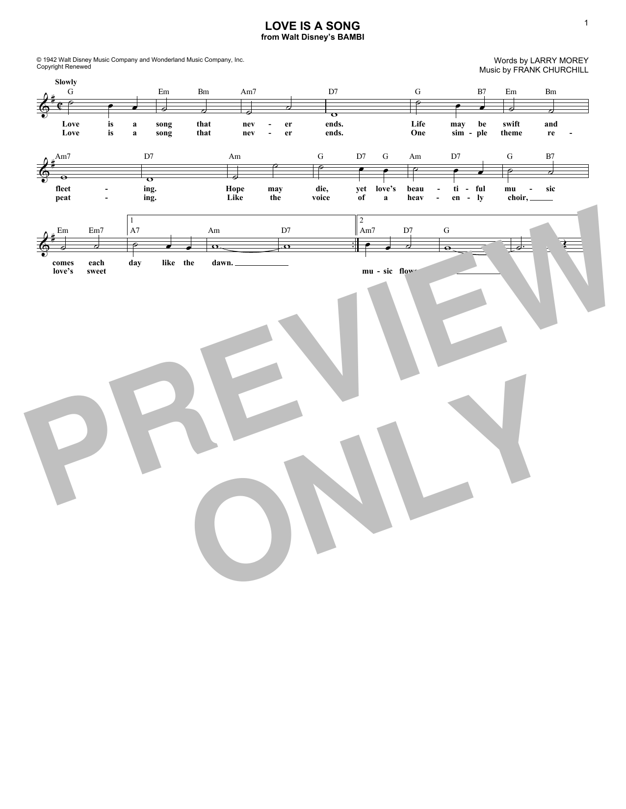 Produktbild zu: Love Is A Song