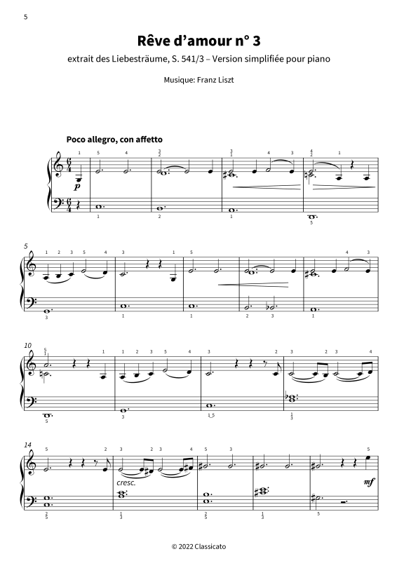 Produktgalerie: Seite 1 von 11 Rêveries romantiques - Pièces pour piano tendres et faciles à jouer sur l´amour et le désir, , Klavier Solo