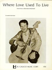 cover: Where Love Used To Live, David Houston, Gesang, Gitarre, Klavier
