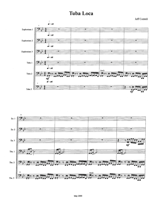 Product picture to: Tuba Loca Jeff Cottrell
