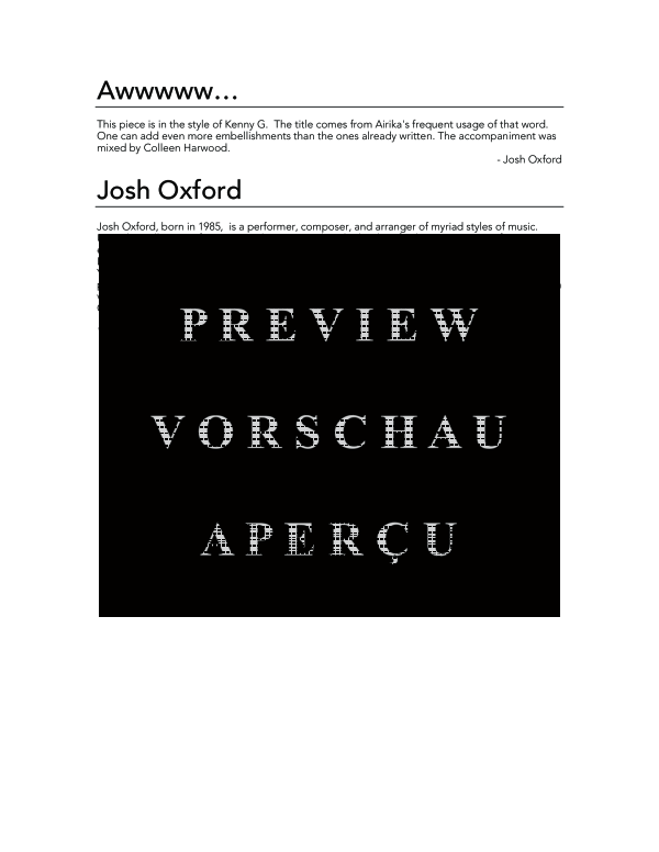 Product gallery: Page 4 of 11 Awwwww..., , (Clarinet in A and CD)