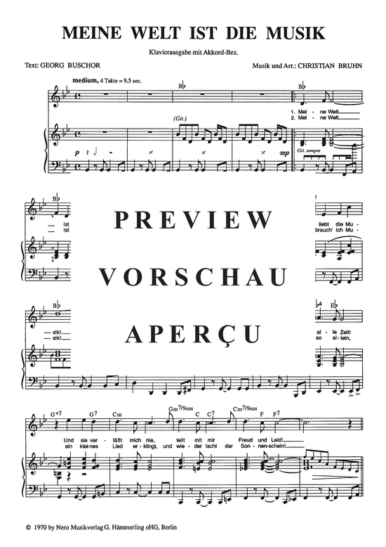 Produktgalerie: Seite 4 von 4 Meine Welt ist die Musik, Mathieu, 	Mireille, Klavier und Gesang