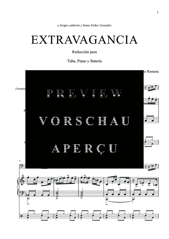 Product gallery: Page 5 of 11 Extravagancia, , (tuba and piano)