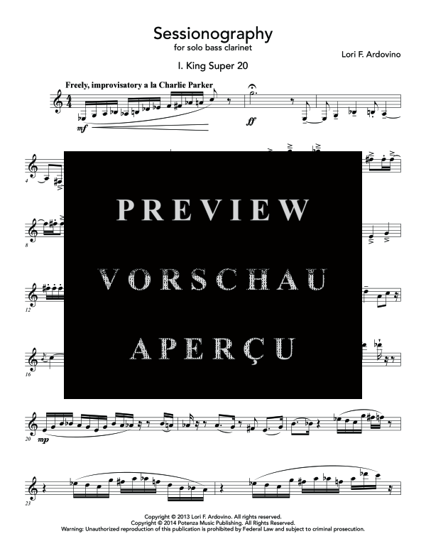 Product gallery: Page 6 of 11 Sessionography, , (Bass clarinet solo)