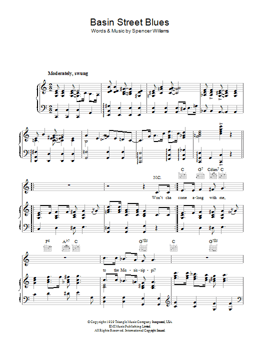 Produktbild zu: Basin Street Blues