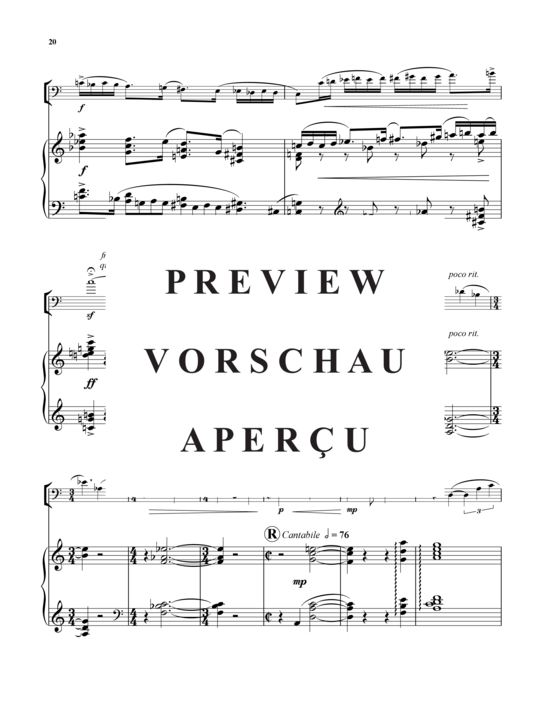 Product gallery: Page 21 of 21 Fantasy Variations , , (baritone/pos + piano)