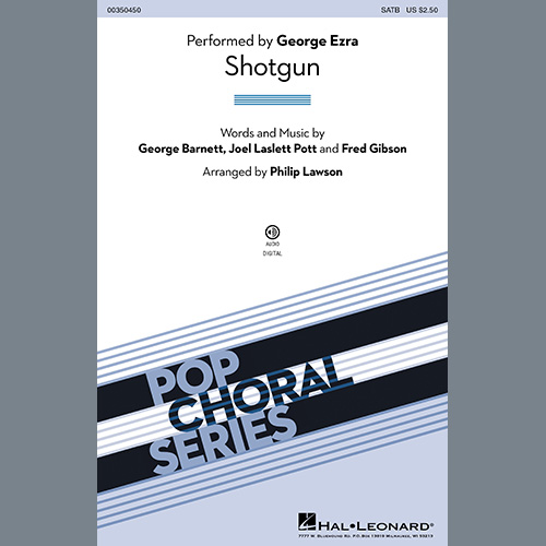 cover: Shotgun (arr. Philip Lawson), George Ezra, Chor