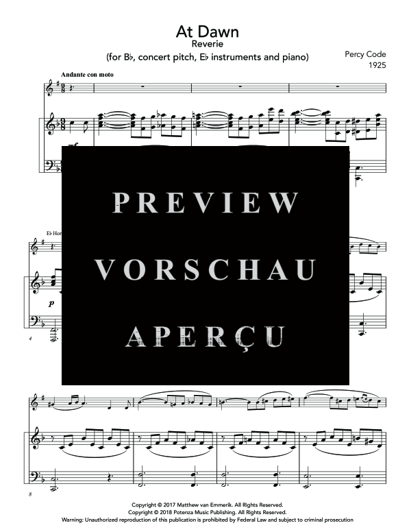 Produktgalerie: Seite 5 von 11 Preserving Code, The Complete Solo Repertoire of Percy Code, , (Melodie und Klavier)