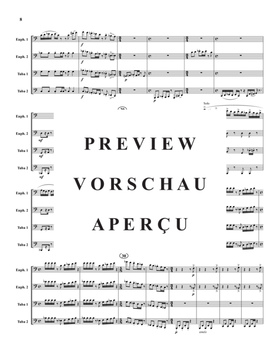 Product gallery: Page 9 of 21 Sonatine A 4 , , (Tuba Quartet: 2x Baritone, 2xTuba)