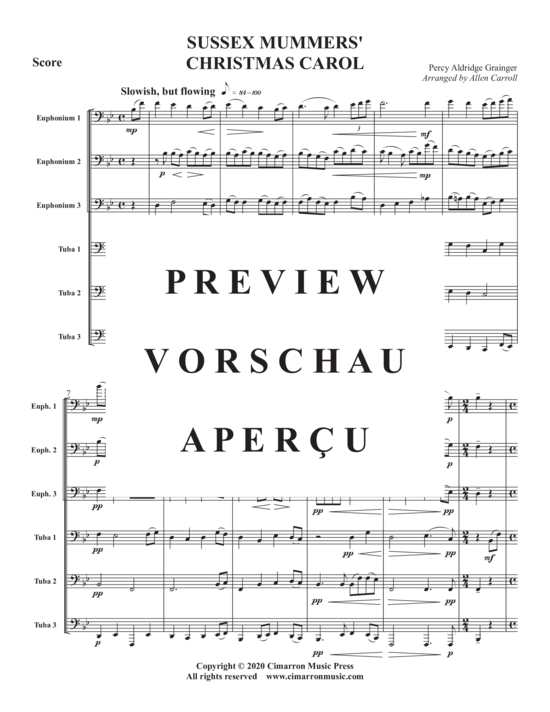Product gallery: Page 3 of 13 Sussex Mummers´ Christmas Carol , , (Tuba Ensemble EEETTT)
