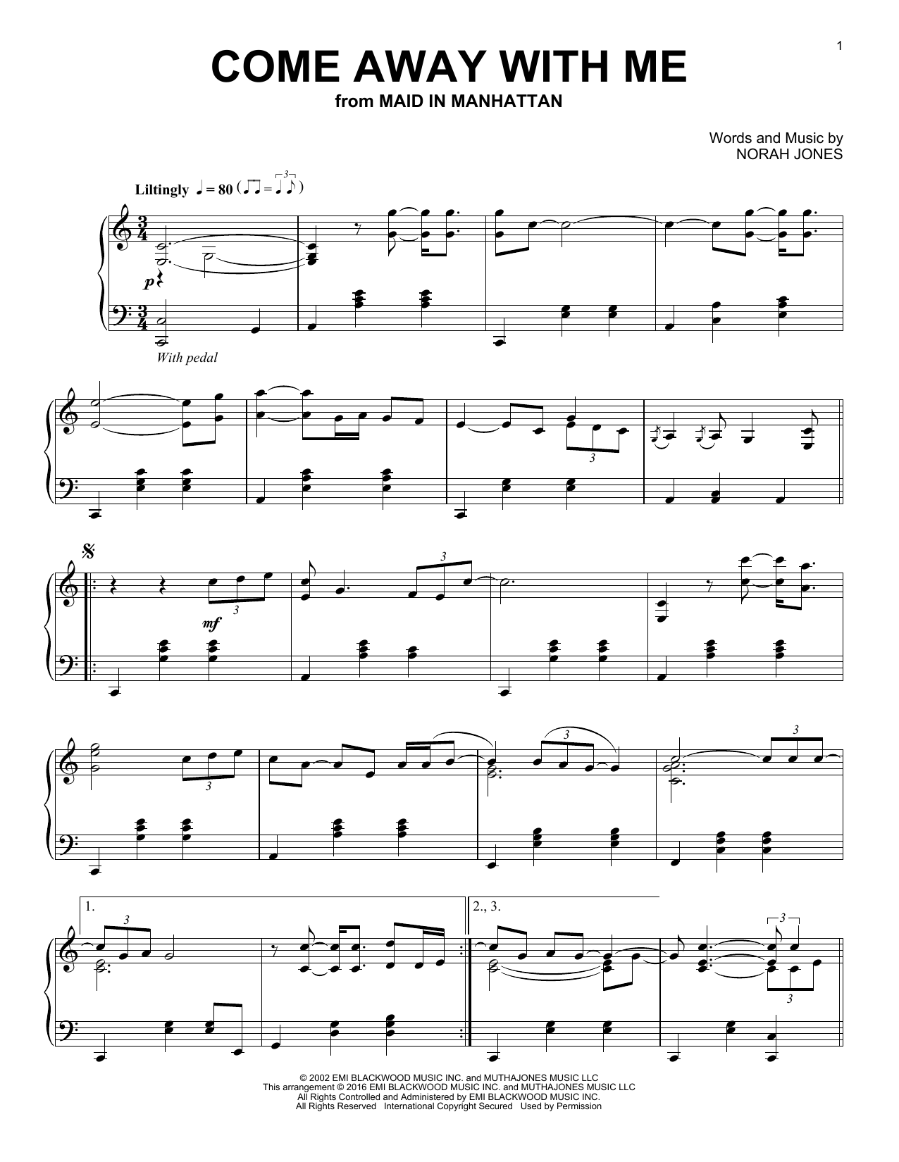 Product gallery: Page 1 of 1 Come Away With Me, Norah Jones