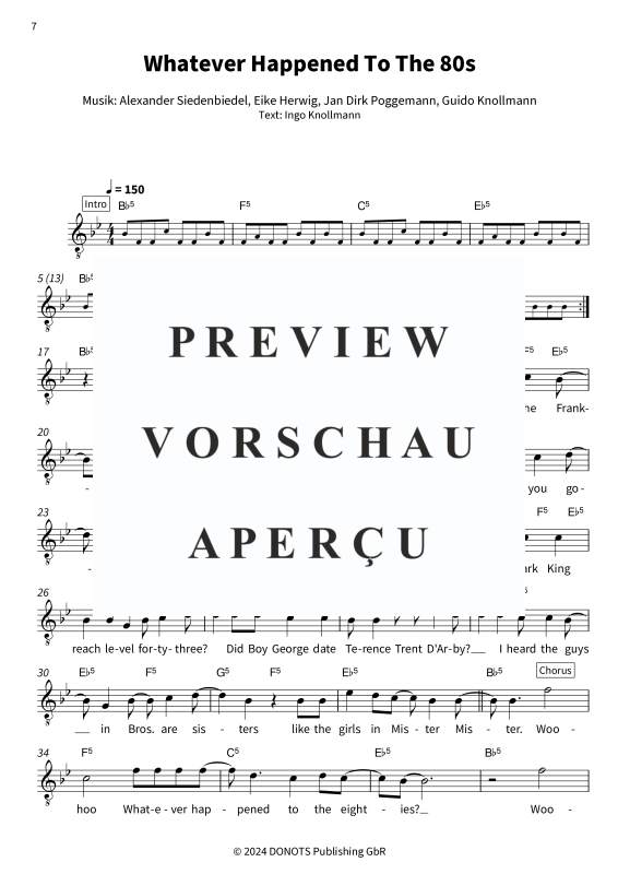 Produktgalerie: Seite 9 von 11 No Routine, Just Punk - Donots-Leadsheets mit Biss, Donots, Gesang & Akkorde