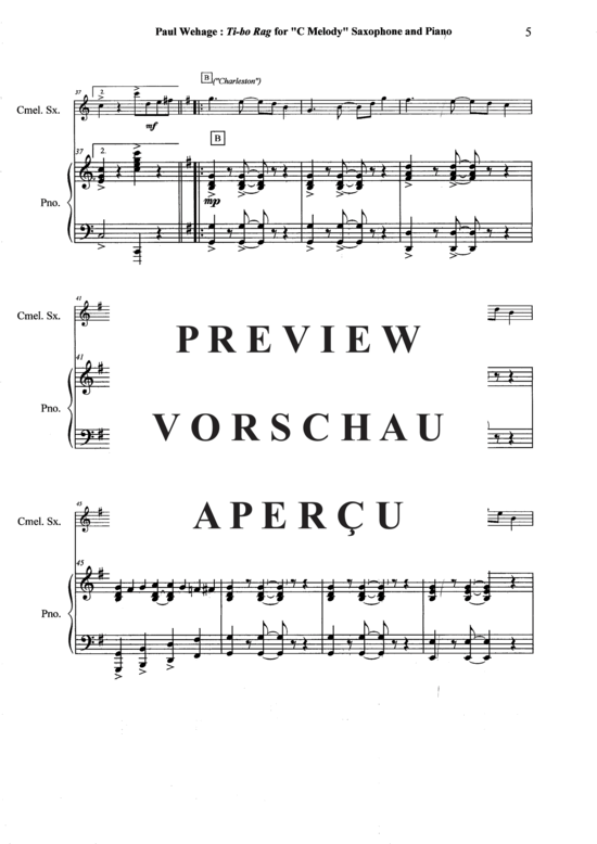 gallery: Tibo Rag , , ("C Melody" Tenor Saxophon + Klavier)
