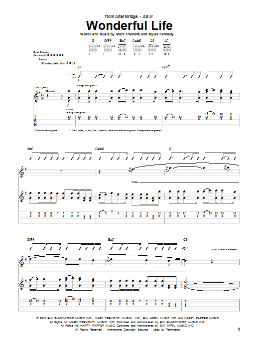 Product gallery: Page 1 of 1 Wonderful Life, Alter Bridge