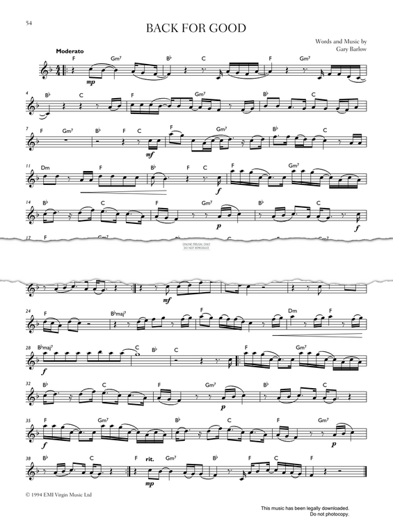 Product gallery: Page 1 of 1 Back For Good, Take That