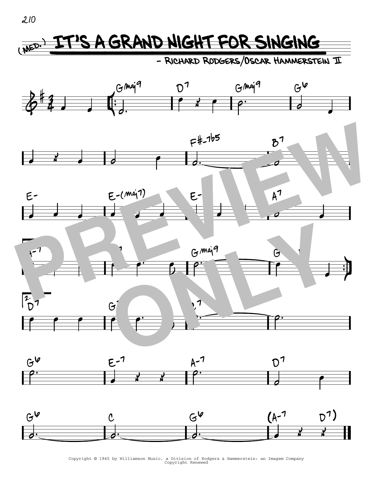 Product picture to: It's A Grand Night For Singing