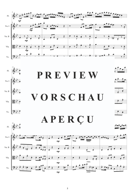 Produktgalerie: Seite 6 von 11 12 Concertos Op.5, , Querflöte Solo und Streicher Ensemble