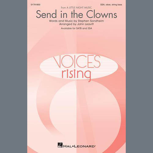 Produktbild zu: Send In The Clowns (arr. John Leavitt)