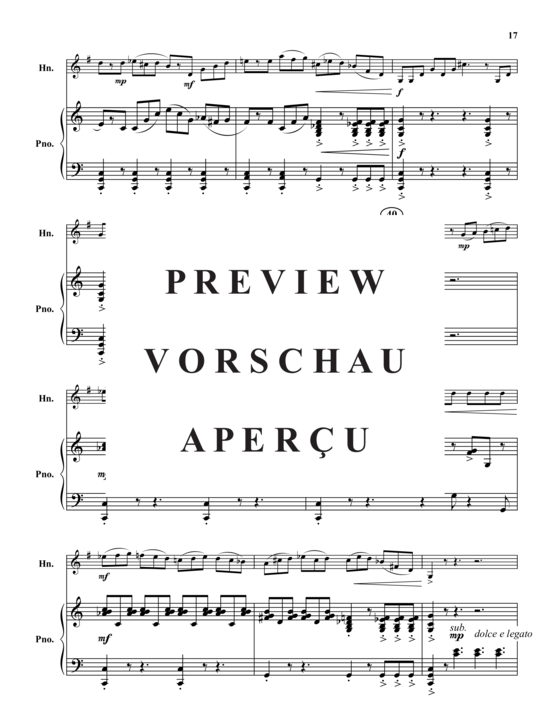 Product gallery: Page 18 of 21 Sonata for Horn , , (horn in F + piano)