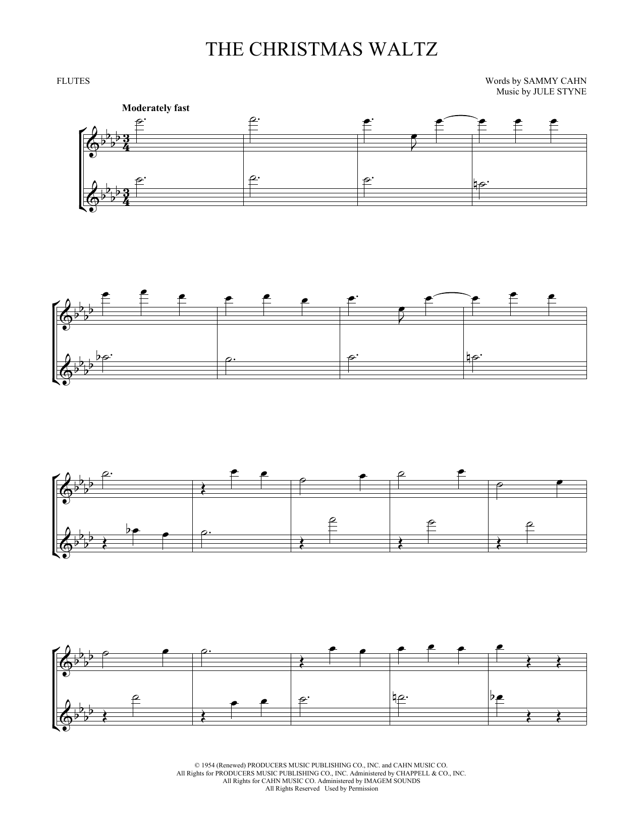 Product gallery: Page 1 of 1 The Christmas Waltz, Jule Styne