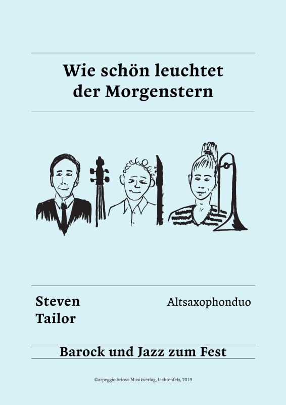 cover: Wie schön leuchtet der Morgenstern - aus dem Album Barock und Jazz zum Fest, , Saxophon Duett für 2x Altsaxophon in Es