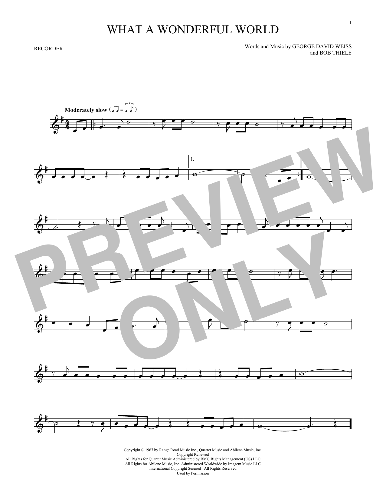 Product gallery: Page 1 of 1 What A Wonderful World, Louis Armstrong