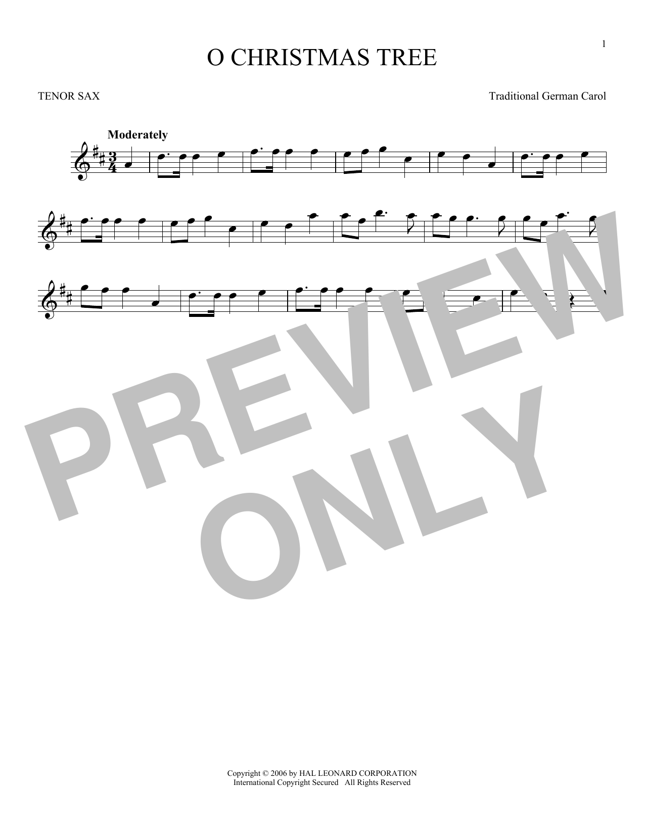 Product gallery: Page 1 of 1 O Christmas Tree, Traditional German Carol