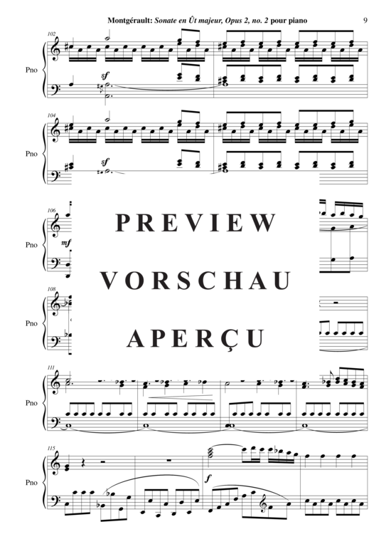 Product gallery: Page 10 of 21 Sonata in C major, Opus 2 no. 2 , Nicolas Horvath, Piano Solo