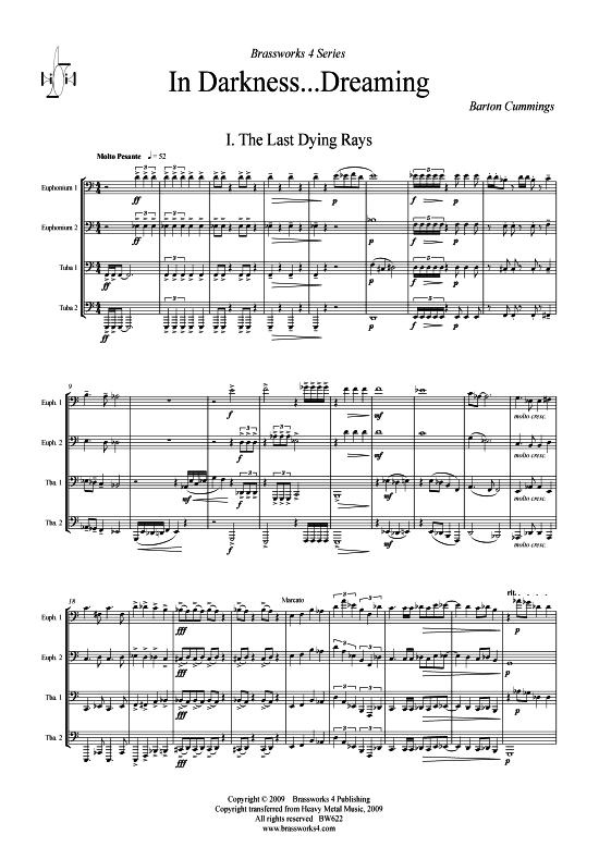 Product picture to: In Darkness...Dreaming Barton Cummings