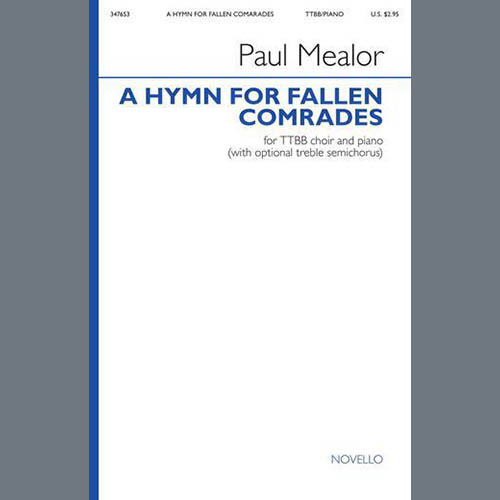 cover: A Hymn For Fallen Comrades, Paul Mealor, Chor