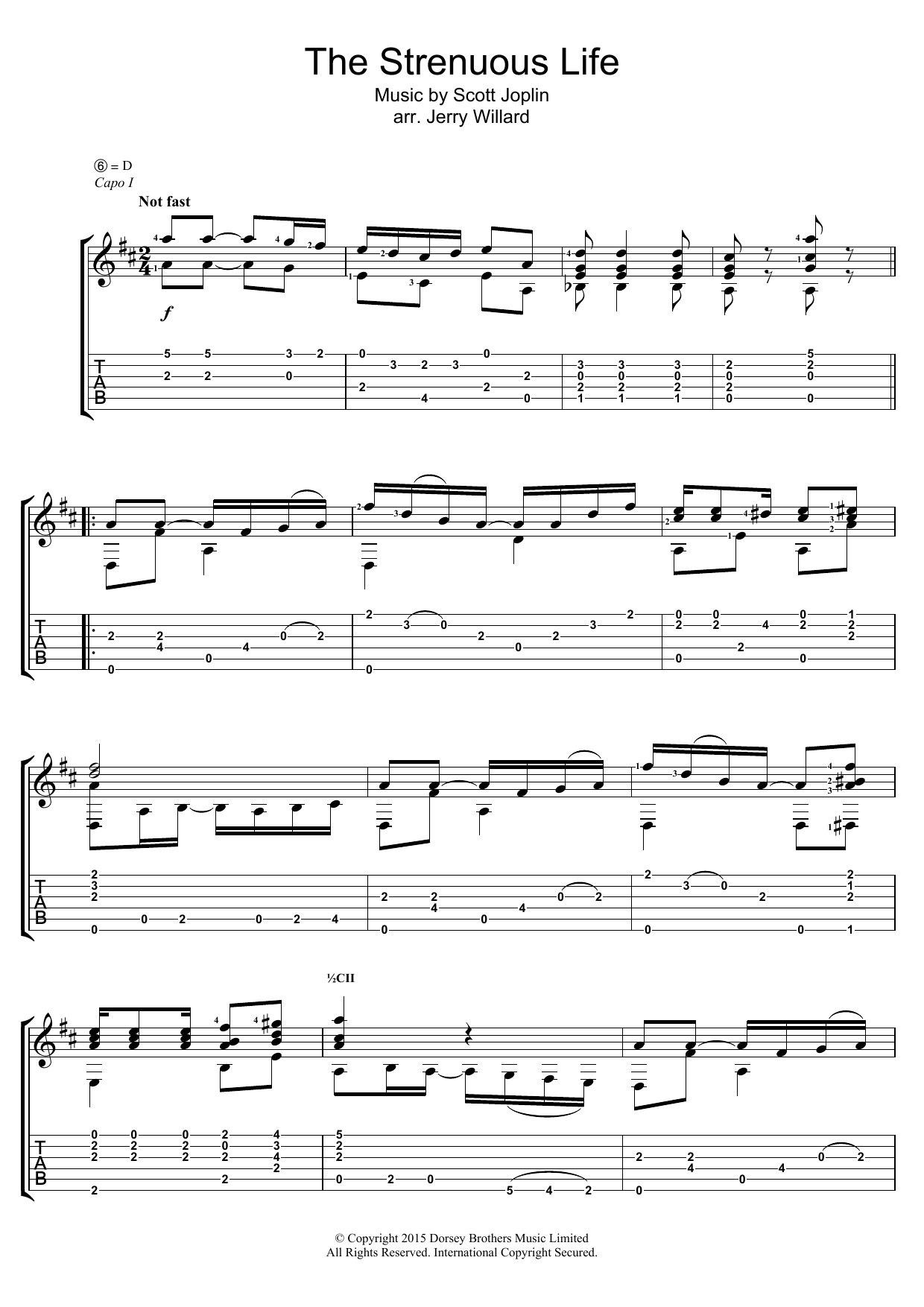 Product gallery: Page 1 of 1 The Strenuous Life, Scott Joplin