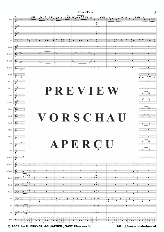 Product gallery: Page 8 of 11 Tico - Tico, , (large wind orchestra)