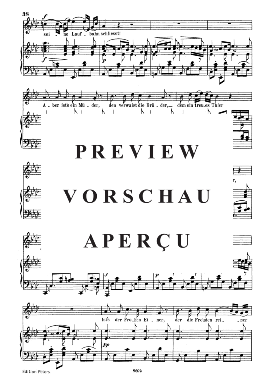 gallery: Das Zügenglöcklein D.871 , , (Gesang mittel + Klavier)
