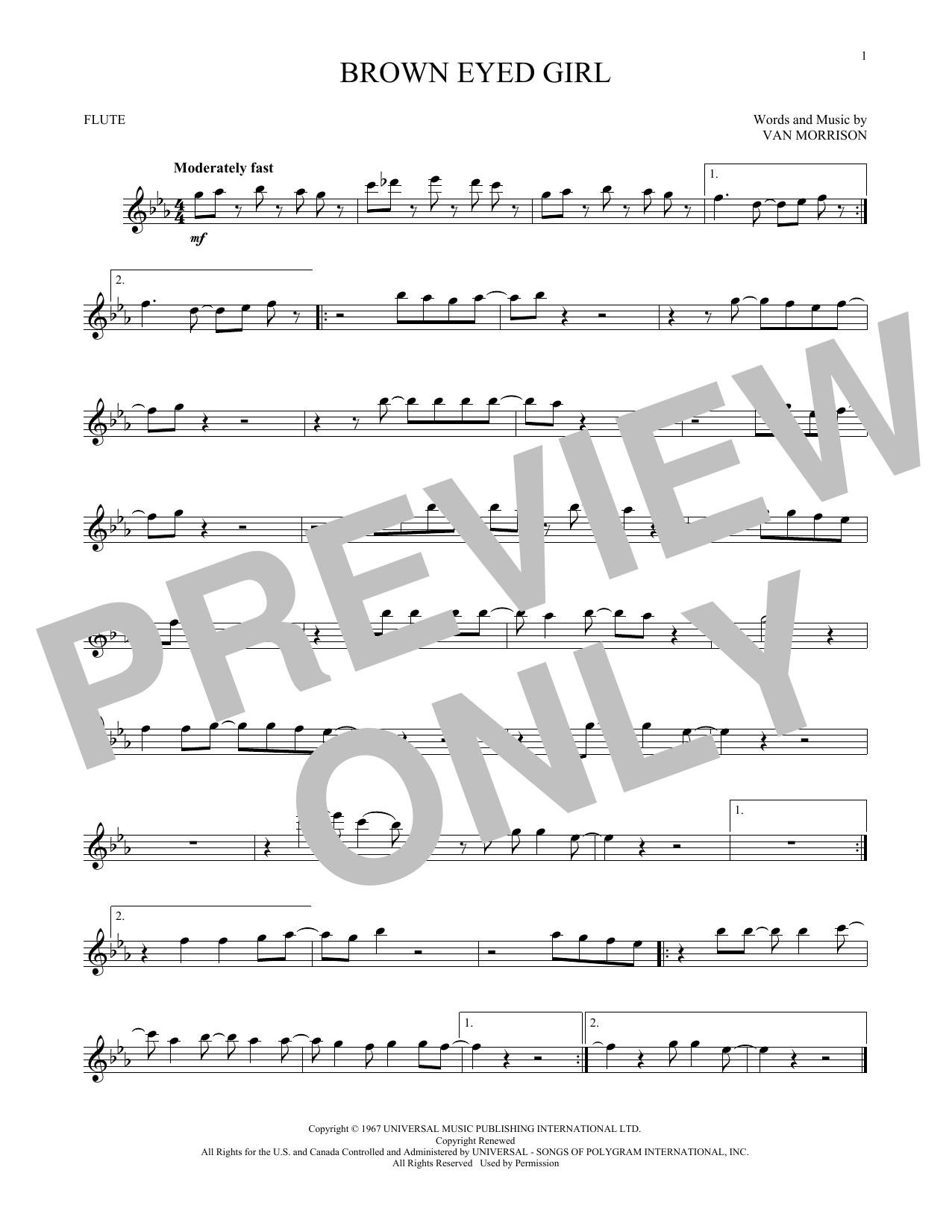 Product gallery: Page 1 of 1 Brown Eyed Girl, Van Morrison