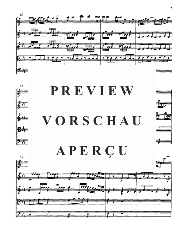 Produktgalerie: Seite 8 von 11 Konzert No. 2 in Eb-Dur, , Horn in F Solo und Streicher Ensemble