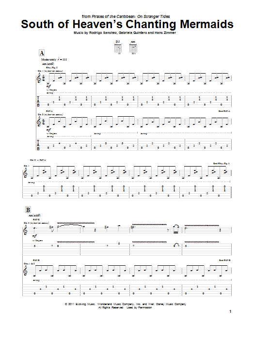 Product gallery: Page 1 of 1 South Of Heaven's Chanting Mermaids, Rodrigo y Gabriela