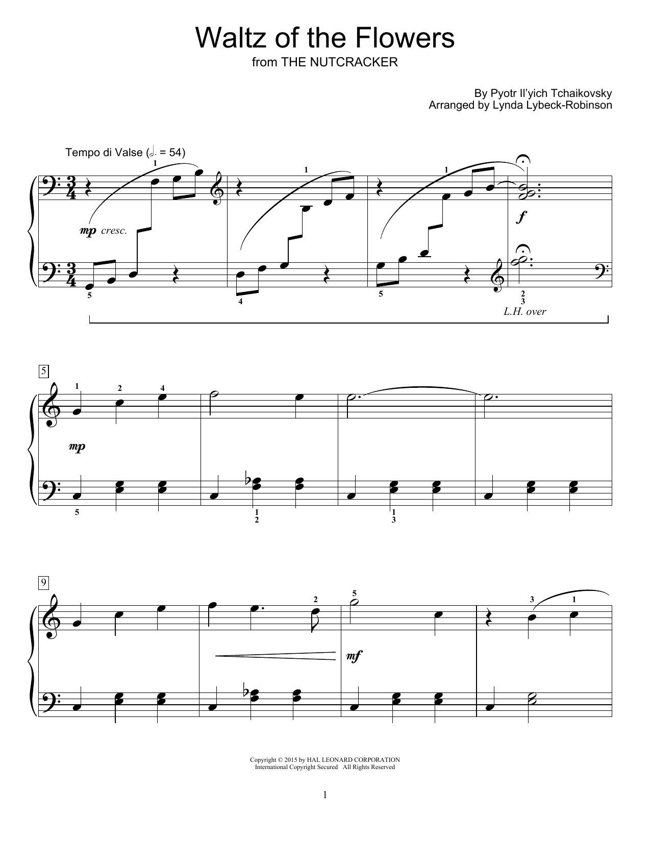 Produktbild zu: Waltz Of The Flowers (arr. Lynda Lybeck-Robinson)