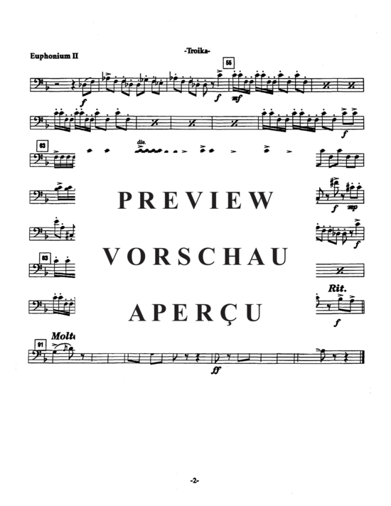 Product gallery: Page 21 of 21 Troika , , (Tuba Quartett EETT + opt. Percussion)