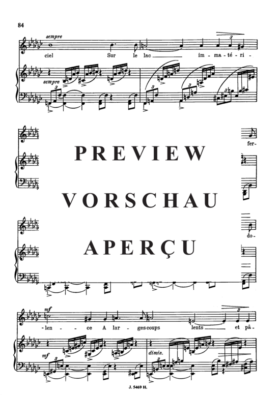 Product gallery: Page 4 of 7 Accompagnement Op.85 No.3, , Medium Voice and Piano