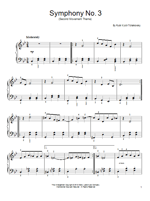 Produktbild zu: Symphony No. 3 In D Minor ("Polish"), Op. 29, First Movement Excerpt