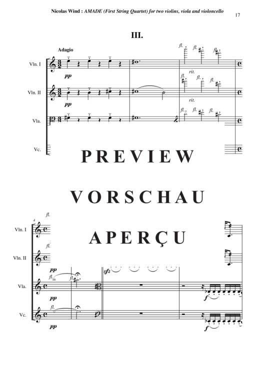 Produktgalerie: Seite 18 von 21 Amade: First String Quartet , , (Streicherquartett)