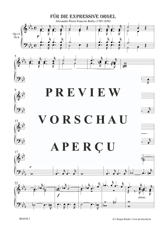Produktgalerie: Seite 2 von 3 Für die Expressive Orgel Op.14.6, , Orgel Solo