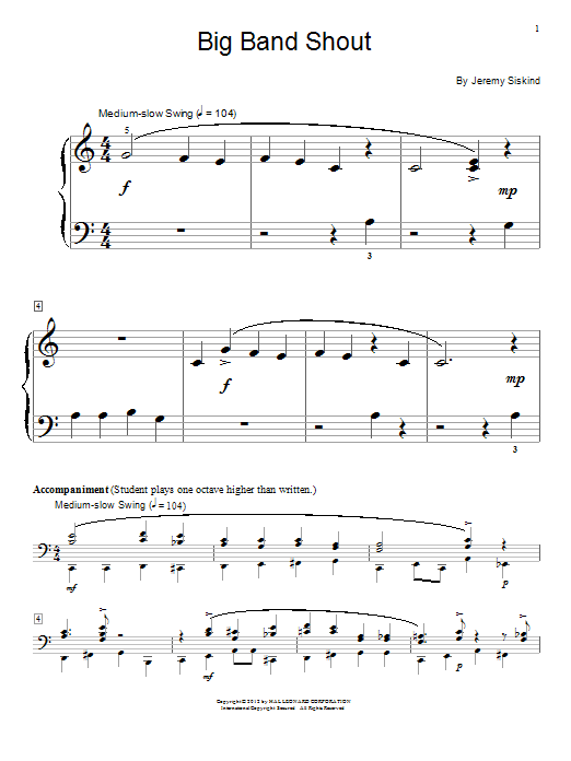 Produktbild zu: Big Band Shout