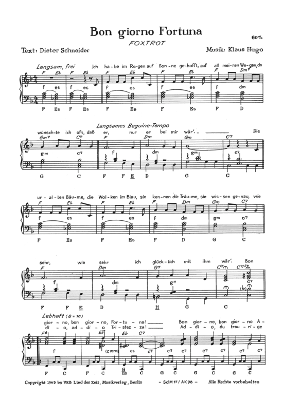 gallery: Bon giorno Fortuna , , (Klavier + Gesang)
