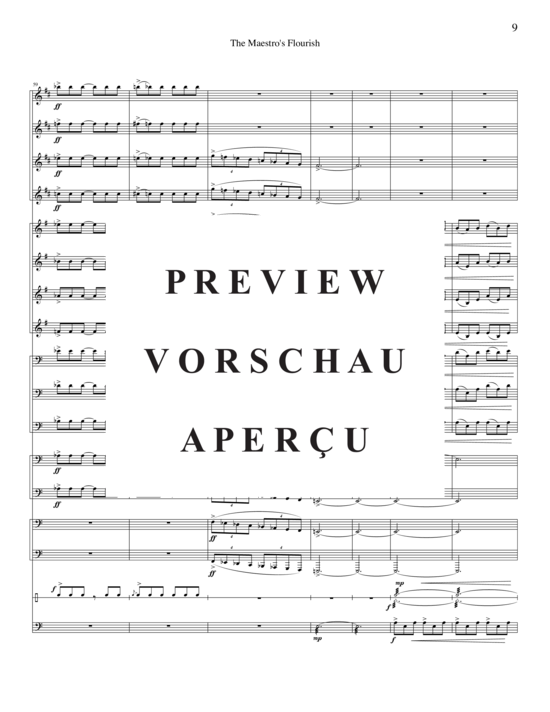 Product gallery: Page 10 of 21 The Maestro's Flourish , , (Brass Ensemble)