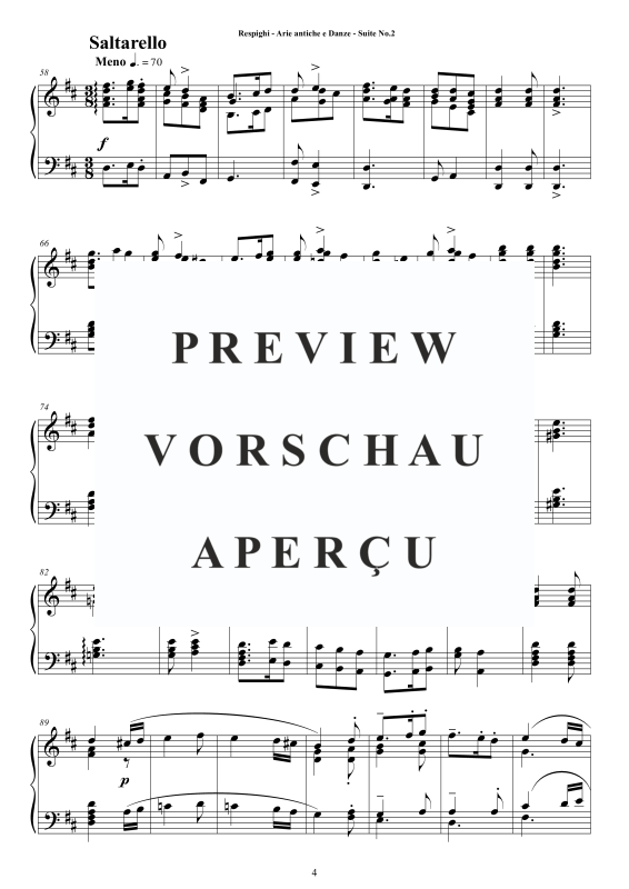 Produktgalerie: Seite 5 von 11 Suite No. 2 - Antiche Arie e Danze, , Klavier Solo